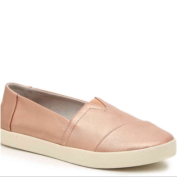 Toms Shoes - Toms Rose Gold Avalon Slip-on Sneaker Size 10
